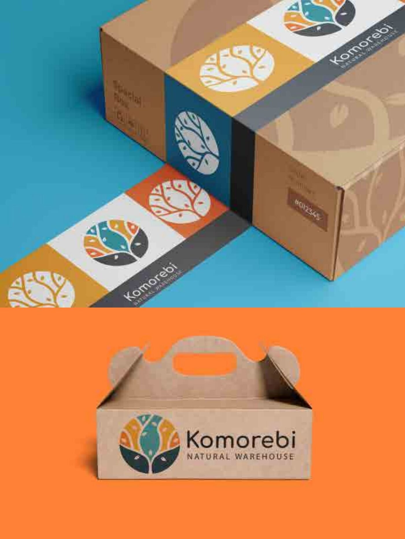 Komorebi Natural Warehouse — branding